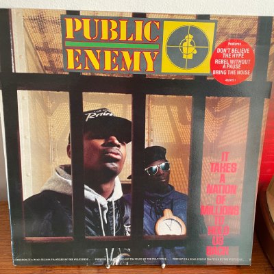 Public Enemy it takes a nation of millions UK LP vinyl release Def Jam Recordings